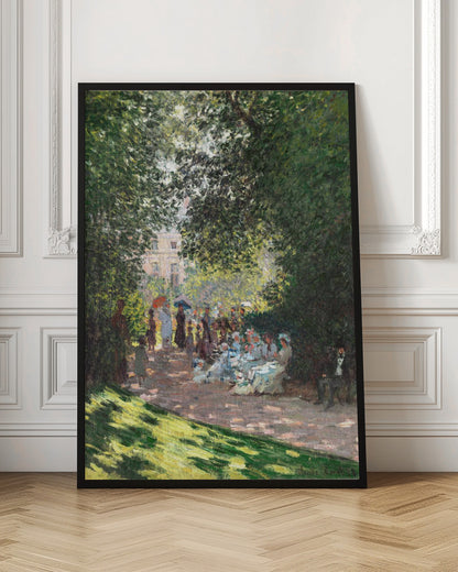 The Parc Monceau (1878) By Claude Monet - Poster / Art Print