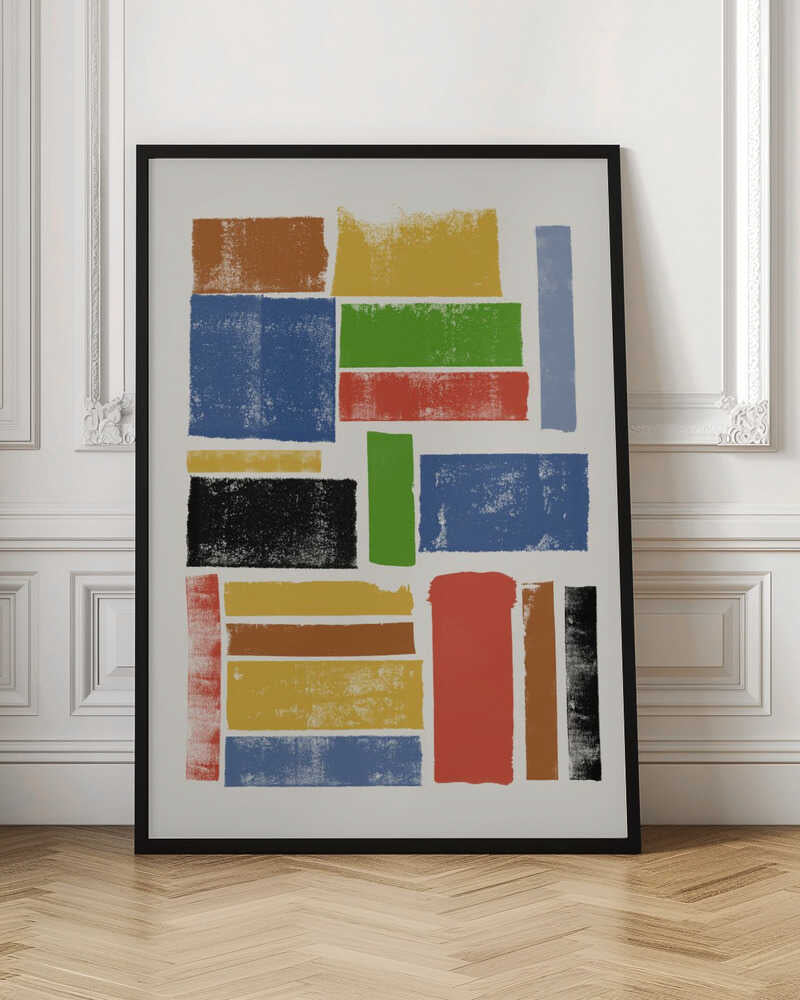 Color Block Harmony - Poster / Art Print