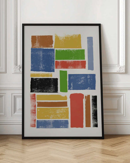 Color Block Harmony - Poster / Art Print