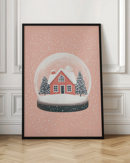 Christmas Ornament Glass Illustration - Poster / Art Print