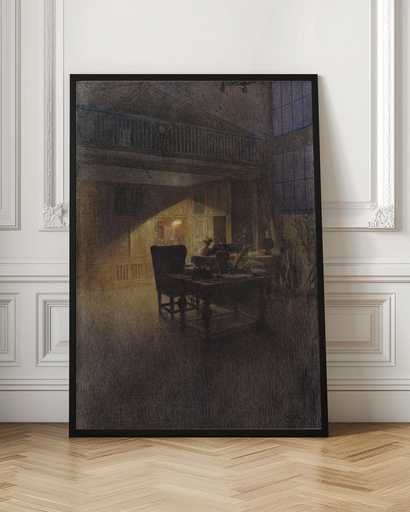 At the Piano - Poster / Art Print