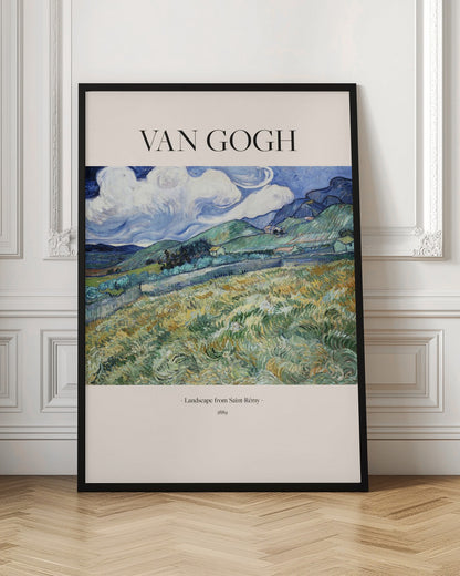 Landscape From Saint Rémy (1889) - Poster / Art Print