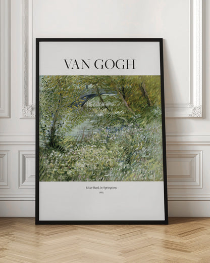 River Bank In Springtime (1887) - Poster / Art Print