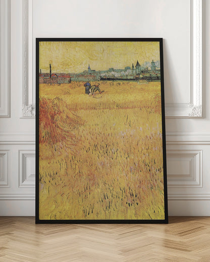 Wheat Field With View of Arles (1888) - Poster / Art Print