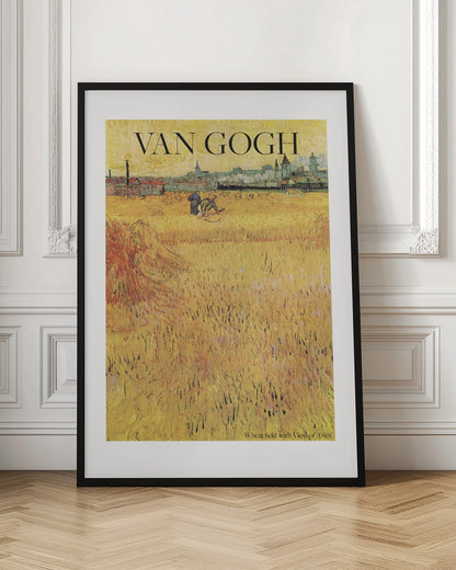 Wheat Field With View of Arles (1888) - Poster / Art Print
