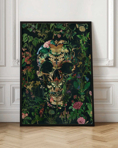 Papillon Skull - Poster / Art Print