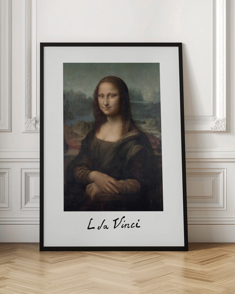 Mona Lisa Del Giocondo Signature (1503–1506) - Poster / Art Print
