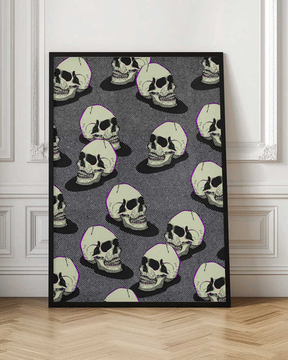 Vintage Style Skulls - Poster / Art Print
