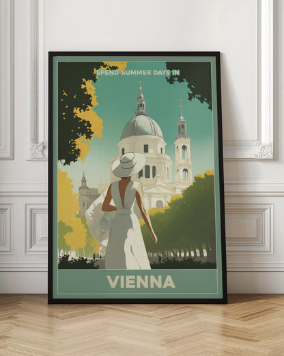 Vienna Summer Stroll - Poster / Art Print