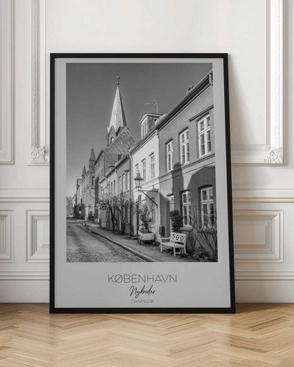 Charming Street In Nyboder - Poster / Art Print
