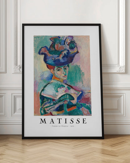 Woman With Hat 1905 - Poster / Art Print