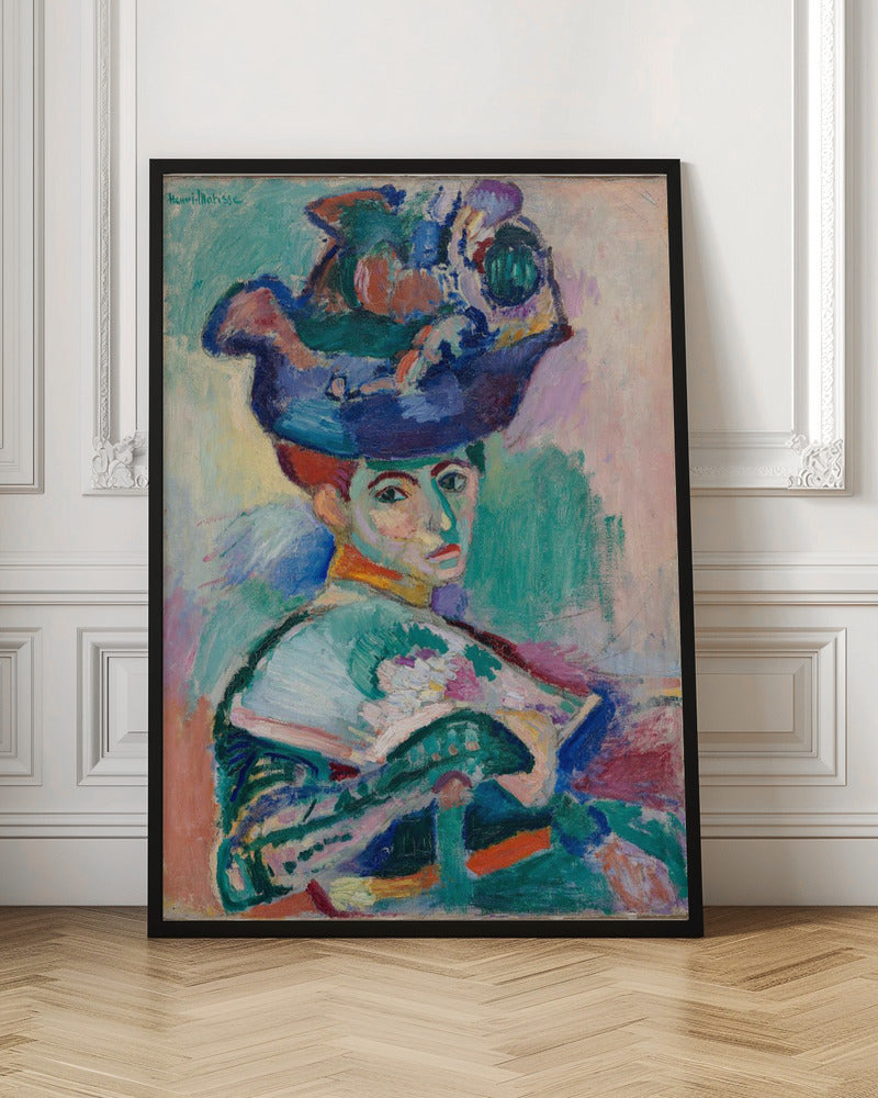 Woman With Hat - Poster / Art Print