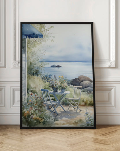 Summer Theme In Watercolor No 7 - Poster / Art Print