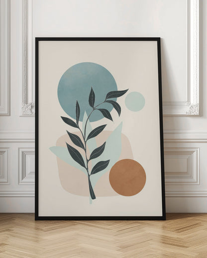 Azzurro Shapes No 2 - Poster / Art Print