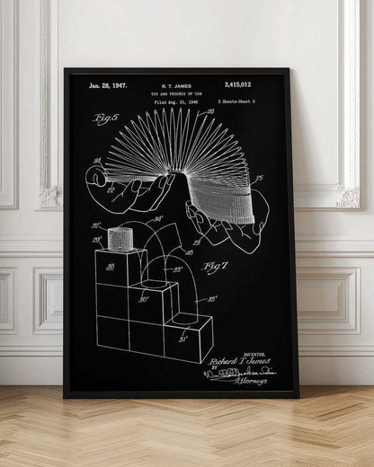 Toy and Process of Use Patent 1947 - Poster / Art Print