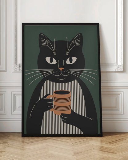 Morning Cat - Poster / Art Print