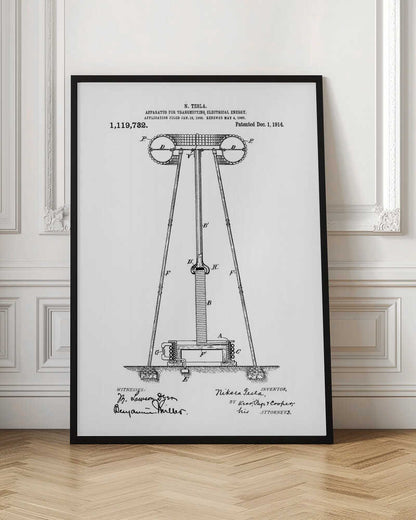 Transmitter Patent 1914 - Poster / Art Print