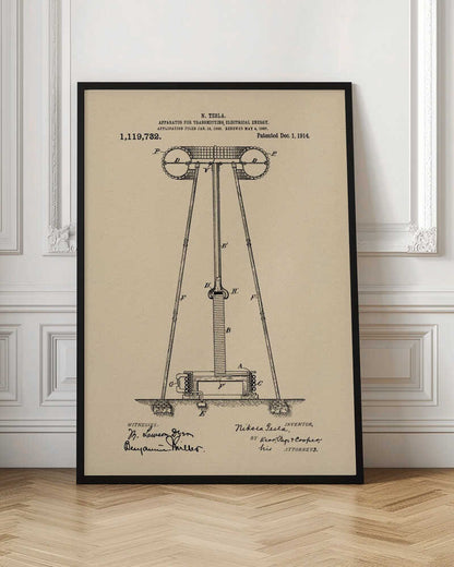 Transmitter Patent 1914 - Poster / Art Print