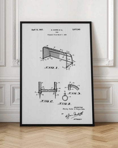 Goal Patent 1933 - Poster / Art Print
