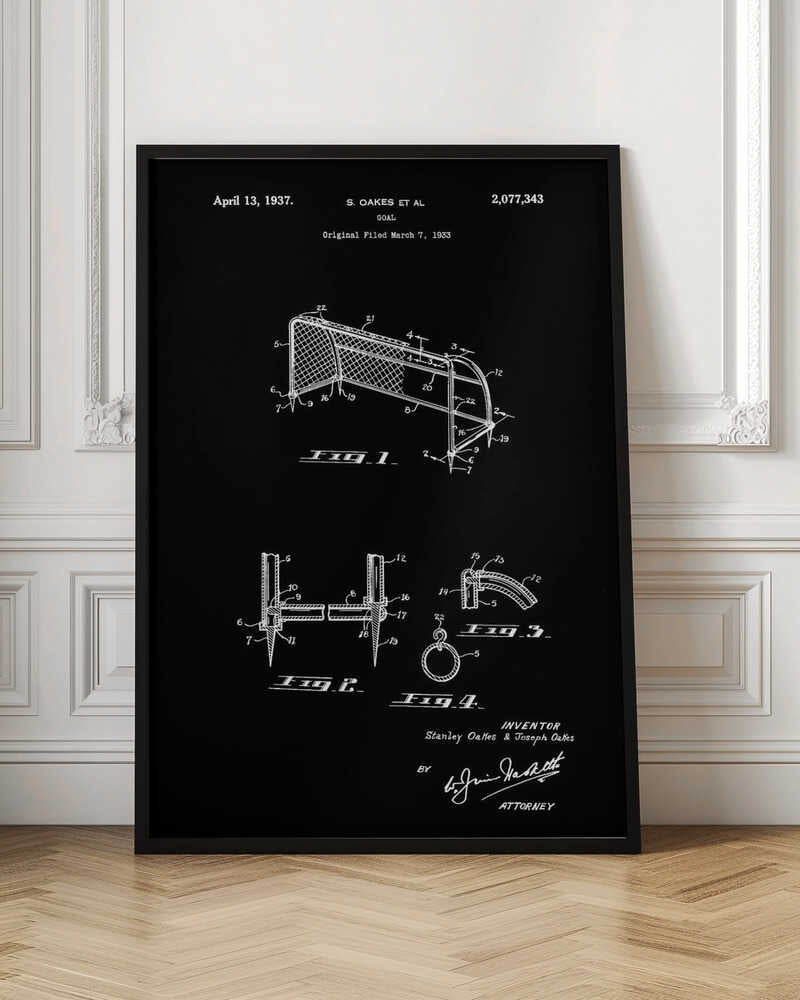Goal Patent 1933 - Poster / Art Print