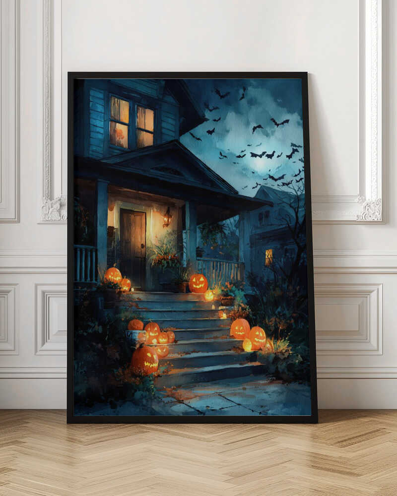 Halloween Scene (3) - Poster / Art Print