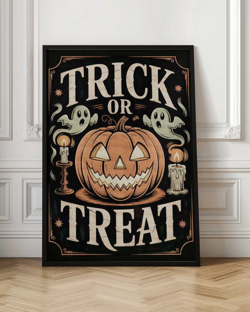 Halloween Trick or Treat - Poster / Art Print