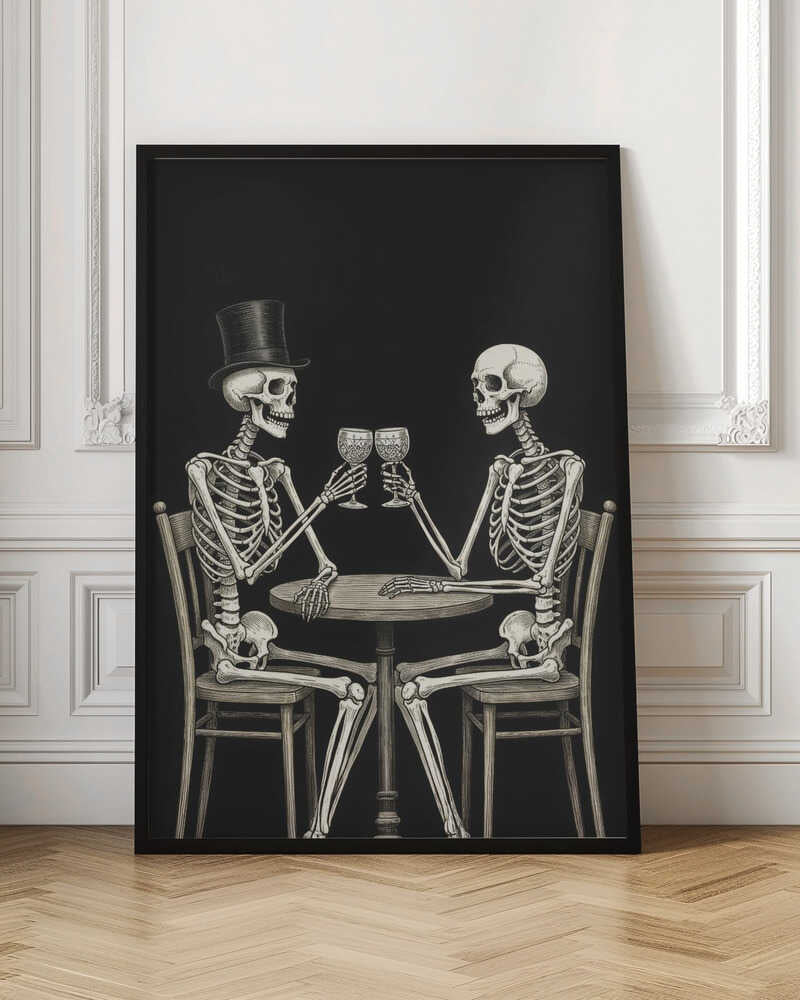 Celebrating Skeletons - Poster / Art Print