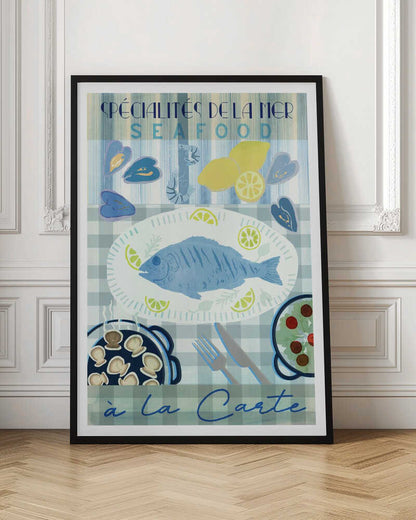 Spécialités de la Mer: Seafood à la Carte - Poster / Art Print