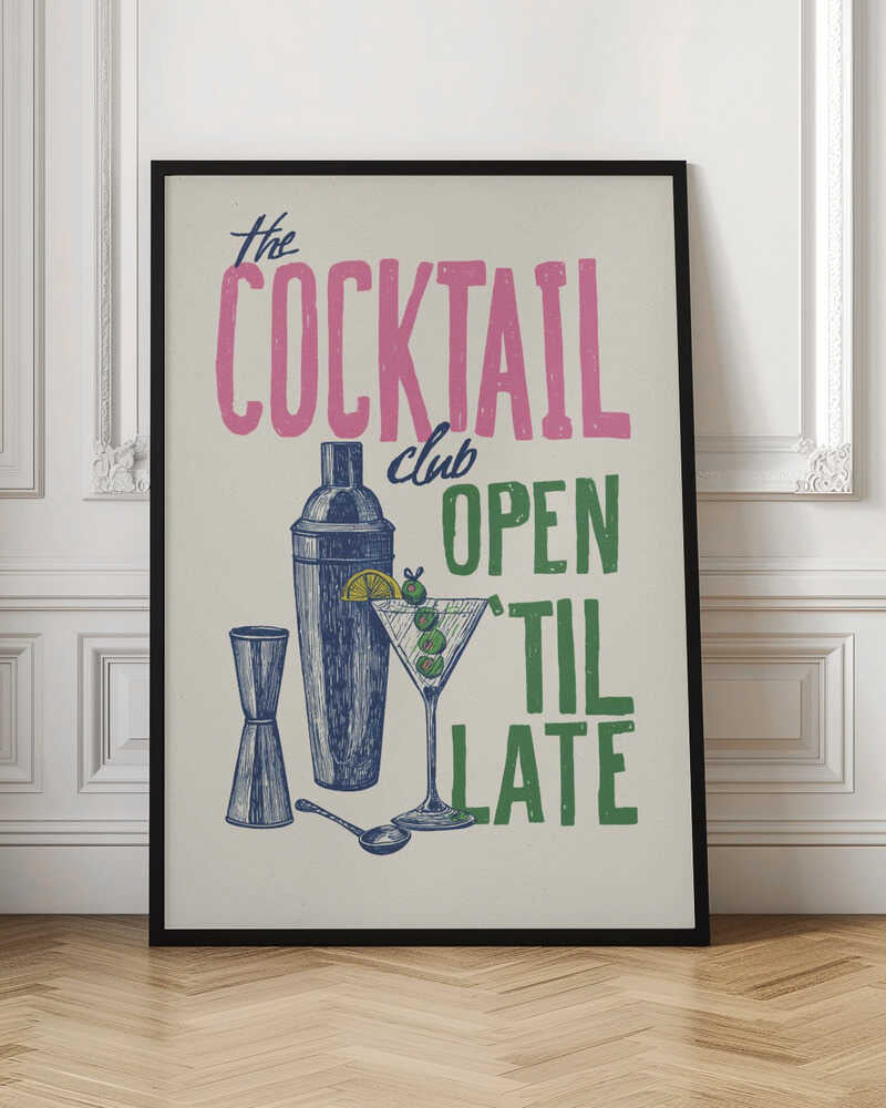 The Cocktail Club - Poster / Art Print
