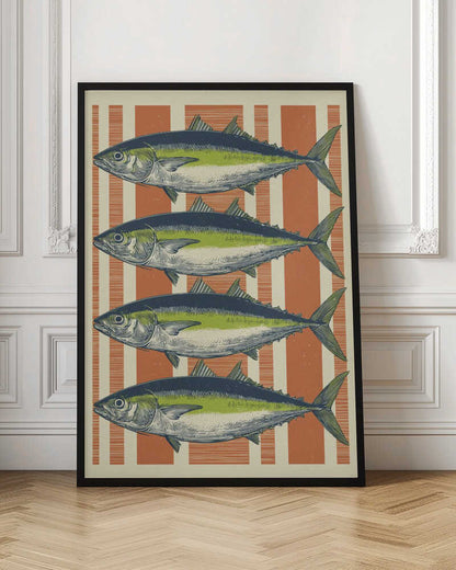 Four Fishes - Poster / Art Print