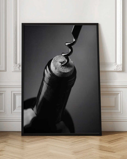 Wine Bottle Opening - Poster / Art Print