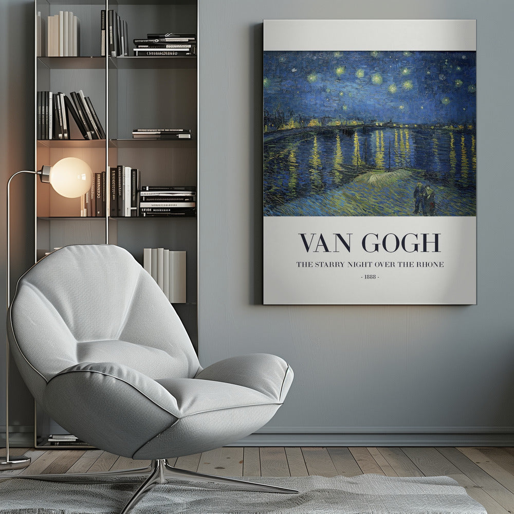The Starry Night Over The Rhone - Poster / Art Print