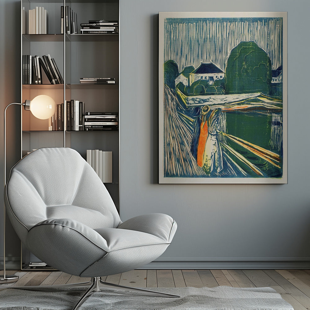 The Girls On The Bridge - Poster / Art Print