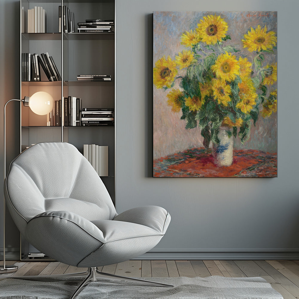Bouquet Of Sunflowers - Poster / Art Print