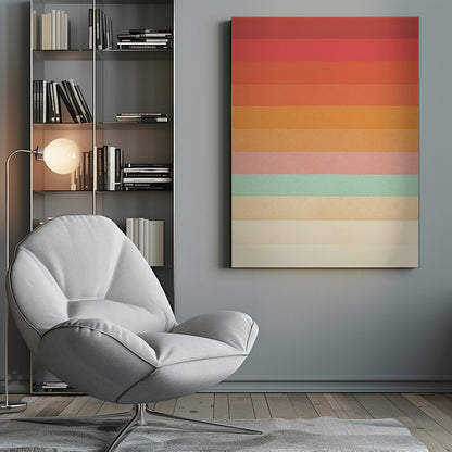Rainbow Chevrons - Poster / Art Print