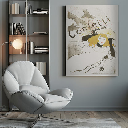 Confetti (1894) - Poster / Art Print