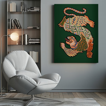 Asiantiger Green - Poster / Art Print