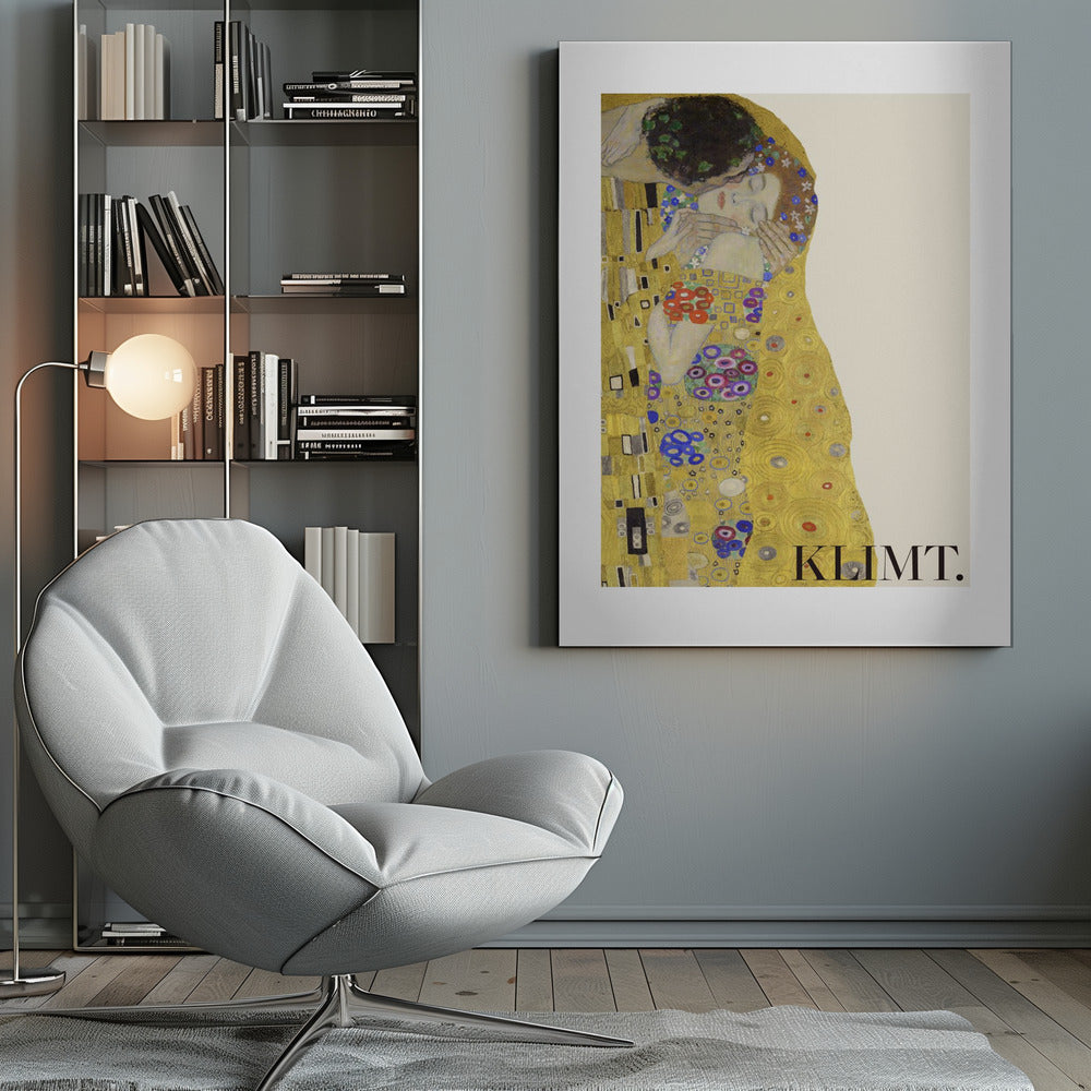 The Kiss (1907–1908) Special Poster Crop - Poster / Art Print