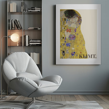 The Kiss (1907–1908) Special Poster Crop - Poster / Art Print