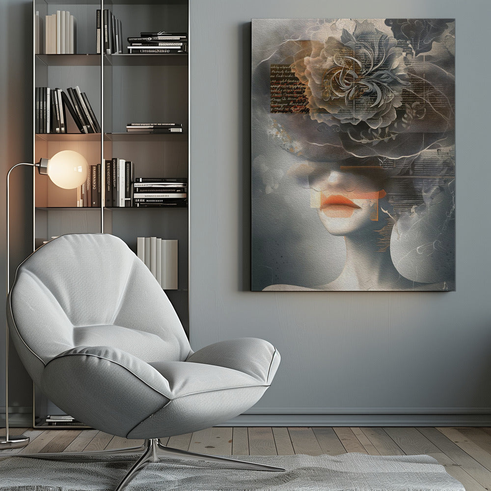 Lady In Hat No 1 - Poster / Art Print
