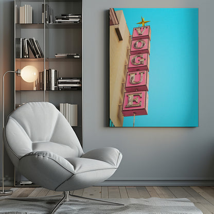 Vogue Theater Sign in Hollywood - Poster / Art Print