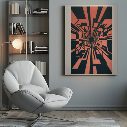 Square Warp Hole - Poster / Art Print