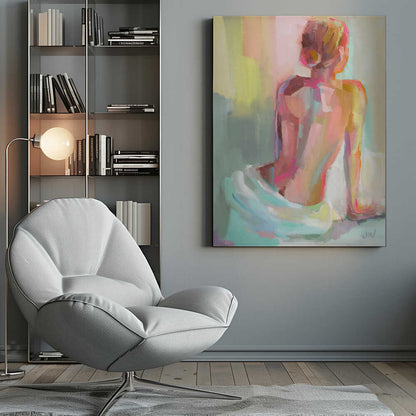 Woman Posing - Poster / Art Print