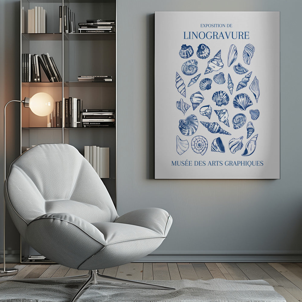 Lino Seashell Art Market - Poster / Art Print