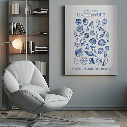 Lino Seashell Art Market - Poster / Art Print