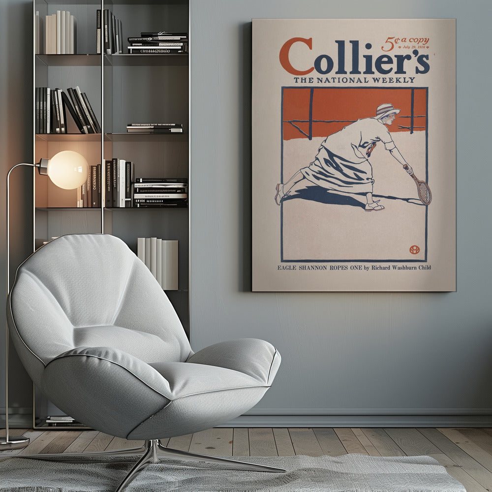 Collier's, the National Weekly, Eagle Shannon Ropes One - Poster / Art Print