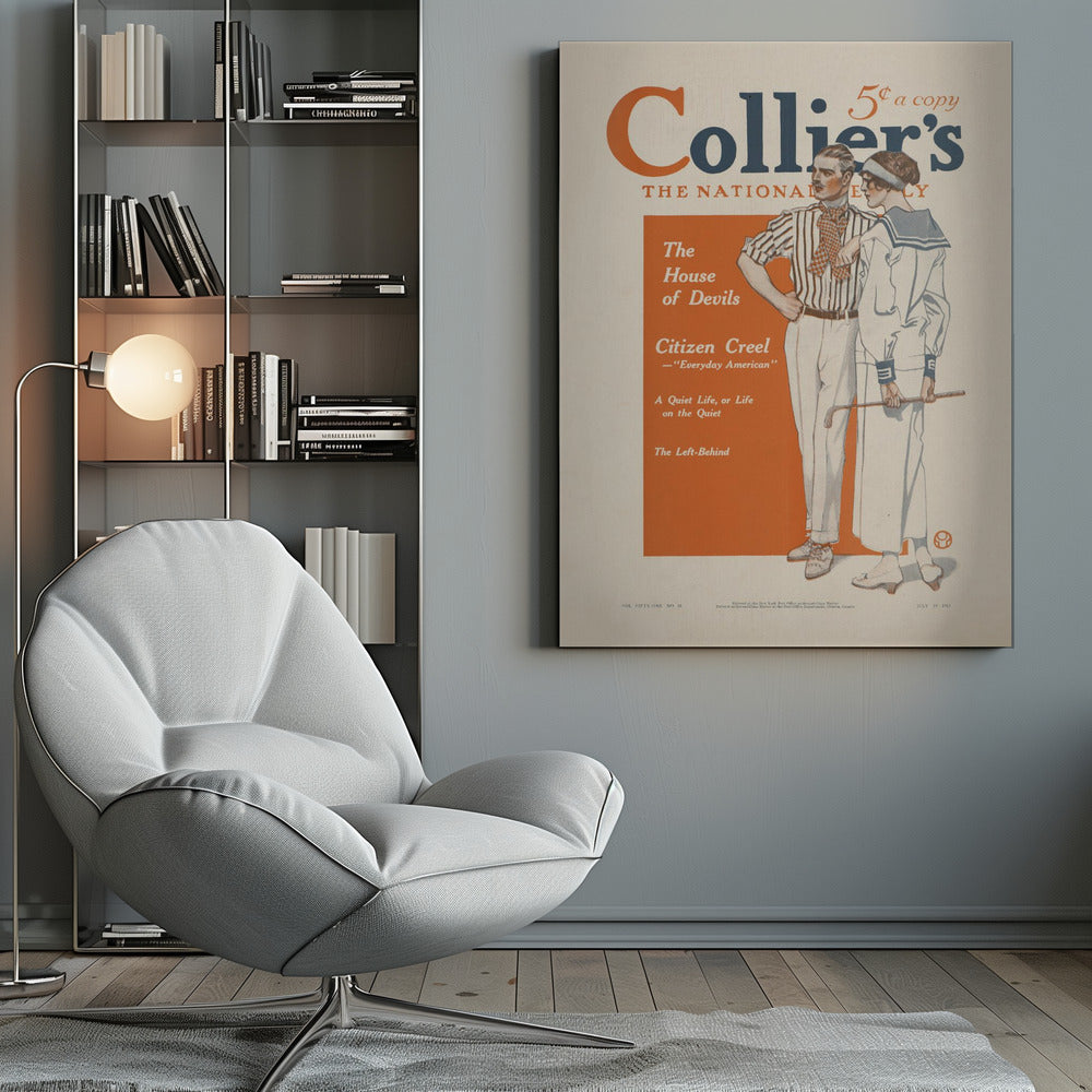 Collier's, The National. The House of Devils - Poster / Art Print