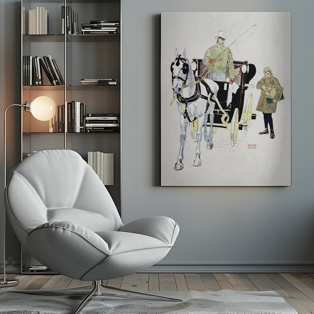 Vintage Carriage (1893) - Poster / Art Print