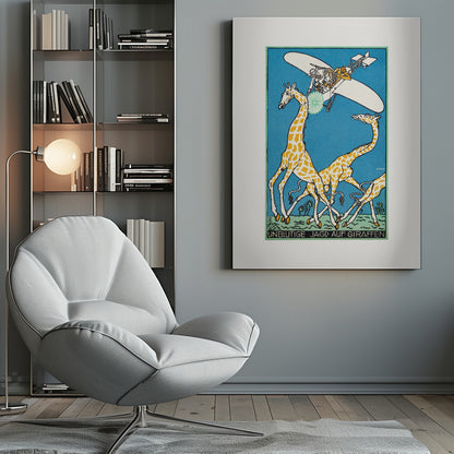 Bloodless Giraffe Hunt - Poster / Art Print