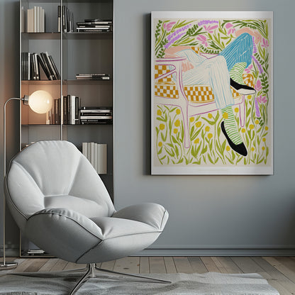 Quiet in the garden - Poster / Art Print